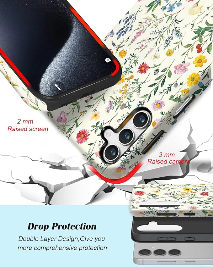 Compatible for Samsung Galaxy A16 5G Case, Dual Layer Heavy Duty 2 in 1 - Image 3