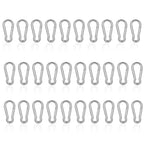 30PCS M4 Heavy Duty Carabiner Clip, 1.57Inch Snap Hook Quick Link Small by XHAMXE