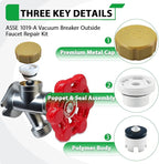 Anti-Siphon Industrial-control-valves Repair Kit， ASSE 1019-A Vacuum Breaker - Image 4