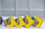 Ambesonne Mardi Gras Decorative Throw Pillow Case Pack of 4, Colorful Group of - Image 2
