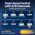 VIVOHOME Linkable Solar Flood Lights Outdoor, 2 Adjustable Motion Sensors - Image 7