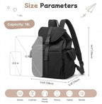 G4Free Small Backpack for Women, Nylon Casual Daypack for Work Travel Campus - Image 5