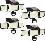 UME Solar Outdoor Lights 302 LED 3000LM, IP65 Waterproof Motion Sensor Outdoor by UME