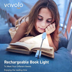 VAVOFO Rechargeable Book Light for Reading in Bed Kids, 7 LED Reading Light - Image 2