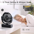 Battery Operated Fan, 2 in 1 D-Cell Battery & USB Powered Fans, Portable - Image 6