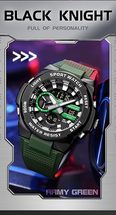 FANMIS Mens Military Multifunction Digital LED Watch Electronic Waterproof - Image 5