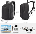 Tzowla Travel Laptop Backpack Water Resistant Anti-Theft Bag - Image 6
