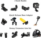 Universal Action Camera Accessory Kit - Image 4