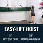 Teal Triangle Heavy Duty Elite Canoe Hoist, Easy-Lift Garage Pulley System - Image 5