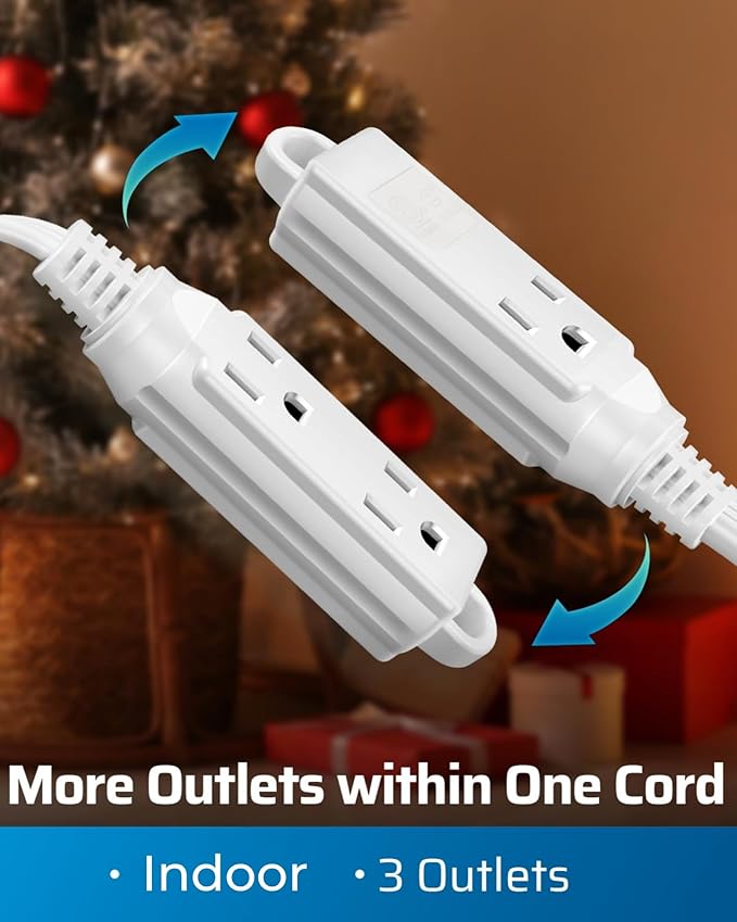 DEWENWILS 3 Outlet Extension Cord - Image 3
