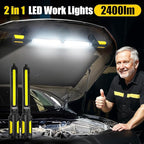 SYLSTAR Work Light for Mechanic, 2400LM LED, 4400mAh Rechargeable, Underhood - Image 2