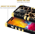 Compatible with iPhone 15 Pro Case, Seamless Gold Chain Leopard Luxury Golden - Image 7