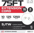Iron Forge Cable Weatherproof 75 Ft Outdoor Extension Cord - Image 2