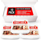M2 BASICS Mini First Aid Kit Bulk Multi Pack, 10 Pack, 50 per Kit, 500 Total - Image 8