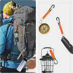 EOTW Paracord Keychain for Men Women Paracord Carabiner Backpack Keychain - Image 2