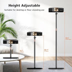 PUTORSEN Universal Projector Stand – Height Adjustable & 360° Rotatable Mount - Image 3