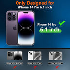 SPIDERCASE Only Designed for iPhone 14 Pro Case Waterproof, Built-in Lens & - Image 2