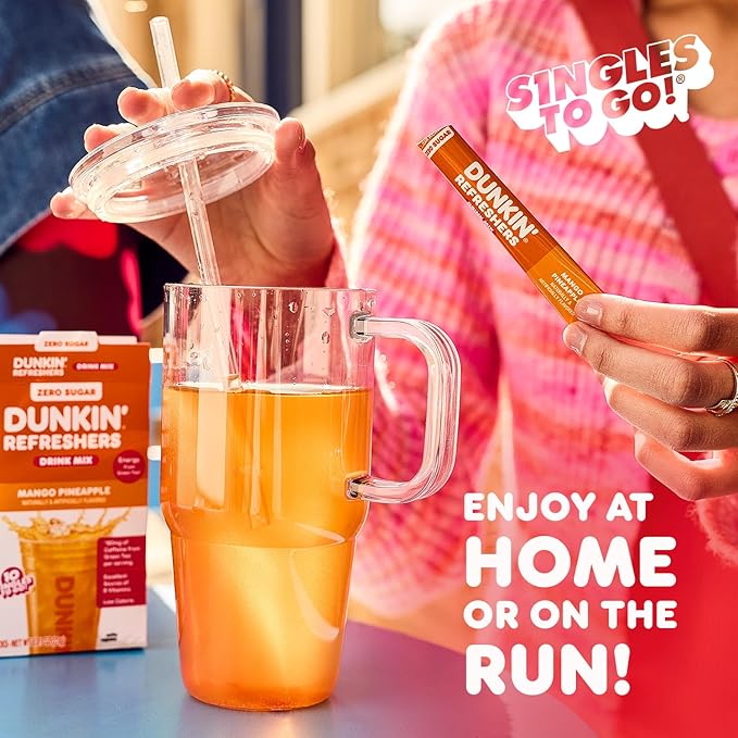Dunkin’ Refreshers Singles To Go! Powdered Drink Mix, 40 Ct Variety Pack - Image 8