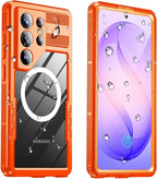for Samsung Galaxy S26 Ultra Waterproof Case, Magnetic Heavy Duty Military by Haireca