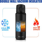 OLDLEY 20 Oz Insulated Stainless Steel Water Bottle - Image 6