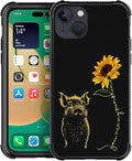 for iPhone 13 Mini Case, Pig Sunflower Yellow Sunshine Pattern Made of Soft by FKBRCL4U