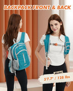 Seektop Small Hiking Backpack Expandable 12L-15L, Lightweight Packable - Image 8