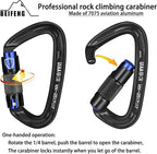 BEIFENG 25KN Auto Locking Carabiner - Image 3