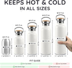 Bambaw Insulated Metal Water Bottle 32 oz, Double Wall 32 oz Water Bottle - Image 5
