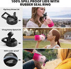 RAYMYLO Insulated Water Bottle 64 oz, Triple Wall Vacuum Stainless Steel - Image 3