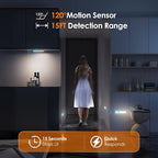 RUIKORING 8.5" Under Cabinet Lighting 6 Pack, 3 Colors, Motion Sensor Light - Image 5
