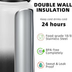 Fanhaw 24 oz Insulated Stainless Steel Water Bottle - Image 3