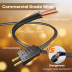 RTTY 150 FT Outdoor String Lights Patio Light - Image 3