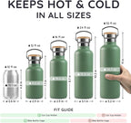 Bambaw Insulated Water Bottle 12 oz, Stainless Steel Water Bottle - Image 5