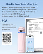 BOOST Smart Water Bottle that Reminds You to Drink, 24oz BPA-Free Stainless - Image 5