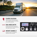 Cobra 29 LTD Chrome AM/FM Professional CB Radio - Image 3