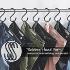 DINGEE 20 Pack Rubber Coated S Hooks - Image 3
