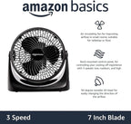 Amazon Basics Air Circulator Desk Fan - Image 2