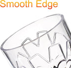 Hacaroa 8 Pack 17 Oz Plastic Tiki Cups, Mixed Drinks, Modern Bar, Restaurant - Image 3