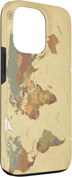 Globe Map Smartphone Cell Cover Gift World Map Pattern Phone Case - Image 3
