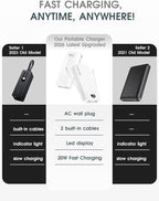 Portable Charger, 20000mAh PD20W USB C Power Bank Fast Charging - Image 2