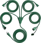 Eversimpleinc 1 to 4 Splitter Extension Cord, 3 Prong Plug by EversimpleInc