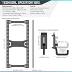 Savior Equipment Horizontal Steel Wall Mount Firearm Rifle Display Rack - Image 7