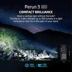 OLIGHT Perun 3 Mini Headlamp 920 Lumens LED Head Flashlight, Rechargeable - Image 2