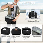 RAINSMORE Camera Bag, Small DSLR/SLR/Mirrorless Camera Sling Bag Waterproof - Image 3