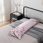 Couch Pillows Decorative Body Pillow Cover Cherry Blossom, Japanese Cherry Pink - Image 7