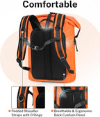 Gonex Ultralight Waterproof TPU Backpack, 35L Roll Top Dry Bag - Image 4
