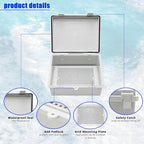 MAKERELE Small Junction Box Outdoor Electrical Watertight Plastic Includes - Image 4