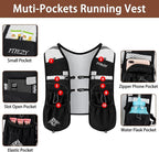 ITIEZY Running Vest for Women Men, 5L Hydration Backpack Lightweight Running - Image 2