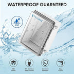 TICONN Outdoor Electrical Box Waterproof, Junction Box IP67 ABS Plastic - Image 2