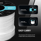 Abma Cord 2.4mm Paracord 275 100ft Nylon Rope 4 Strands Tactical Parachute Cord - Image 2